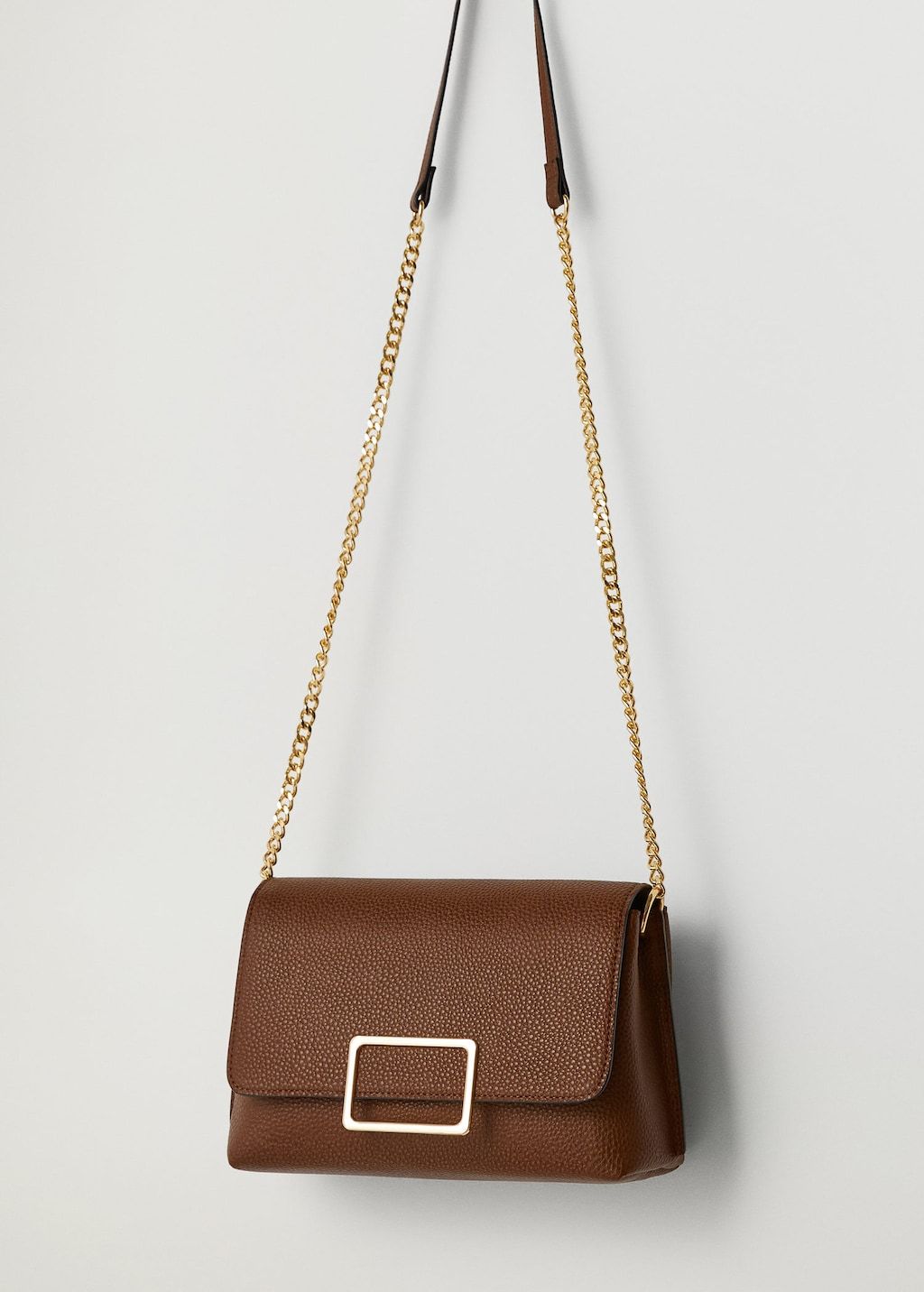 Buckled flap bag
