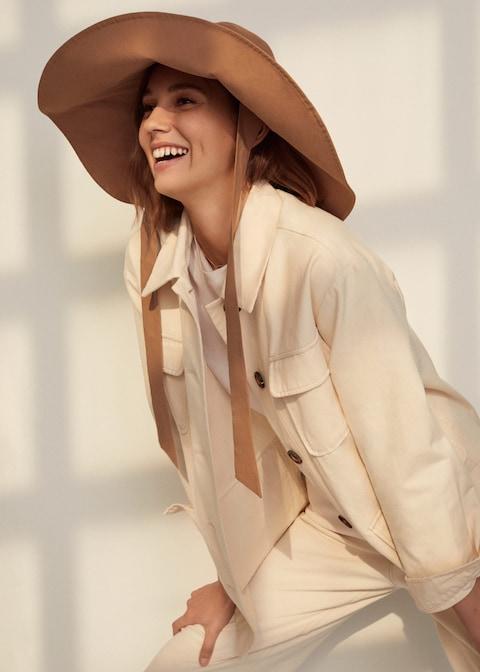 Multi-pocket cotton jacket