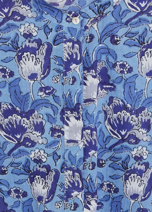 Floral cotton blouse