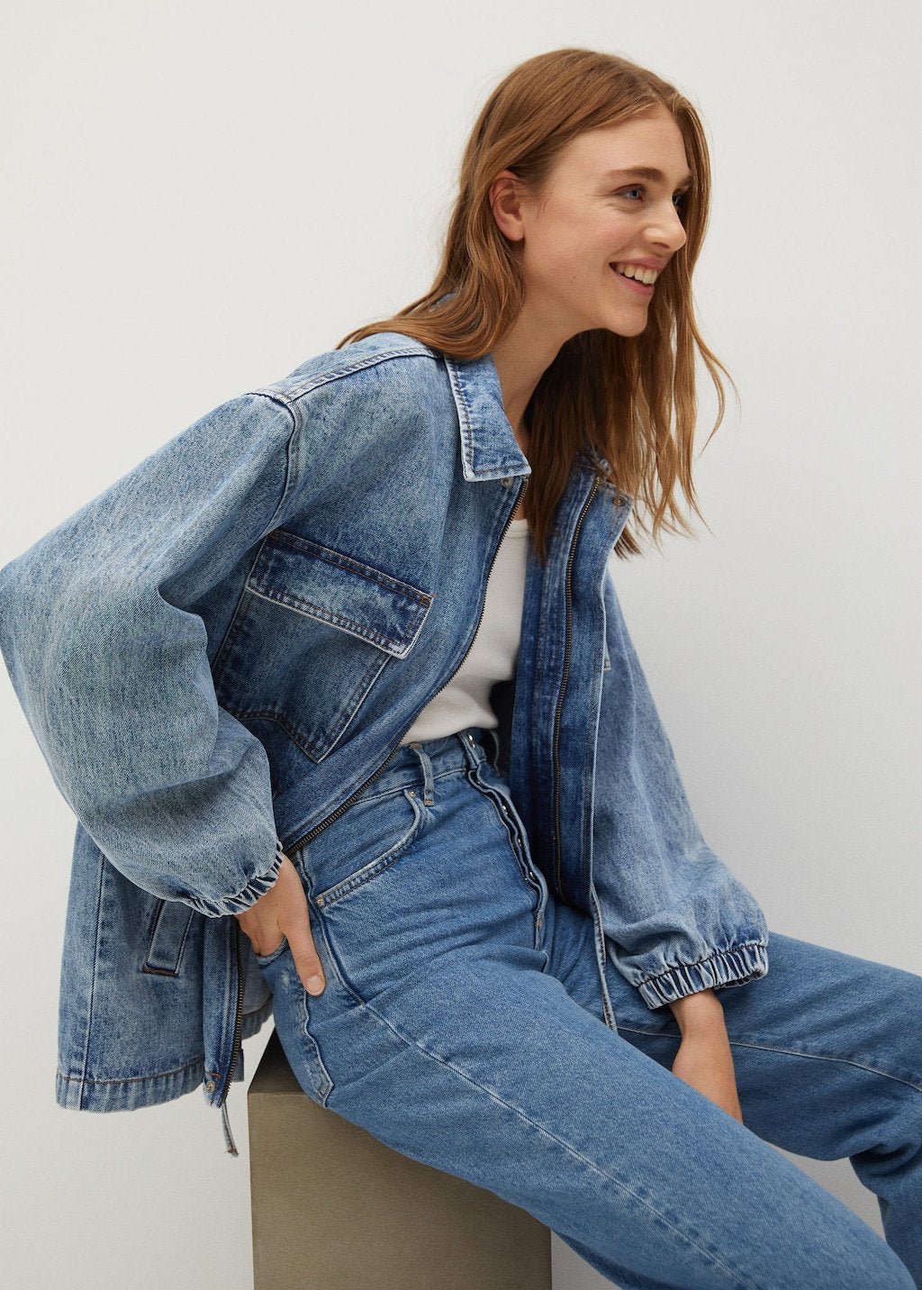 Oversize denim jacket