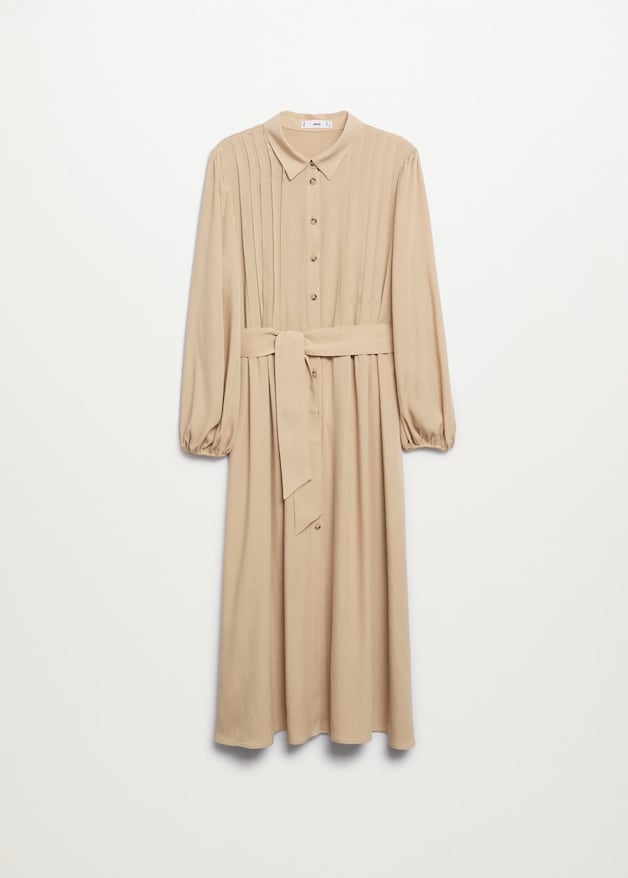 Lyocell pleated dress