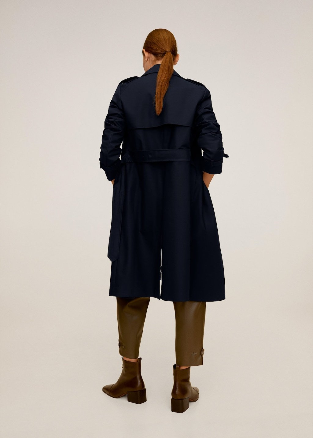 Classic cotton trench coat