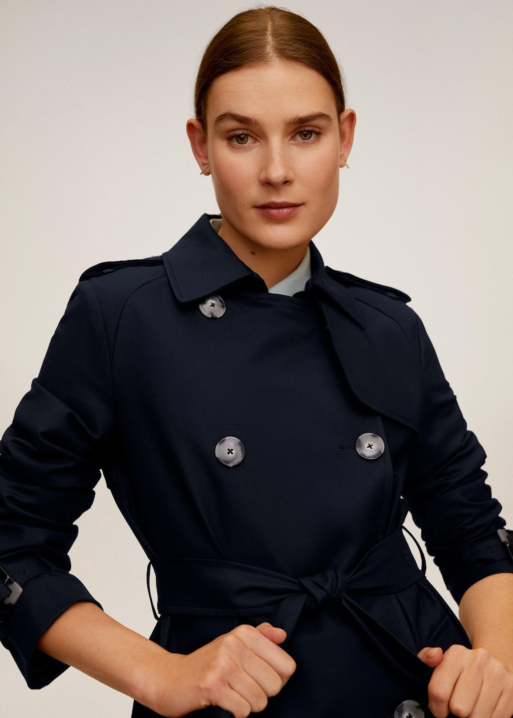 Classic cotton trench coat