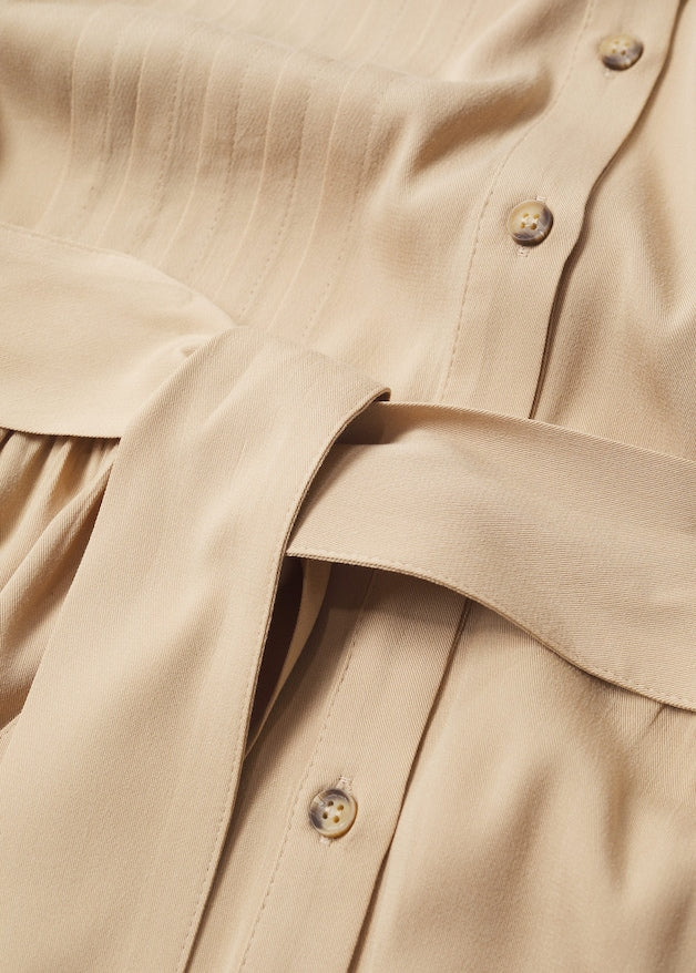 Lyocell pleated dress