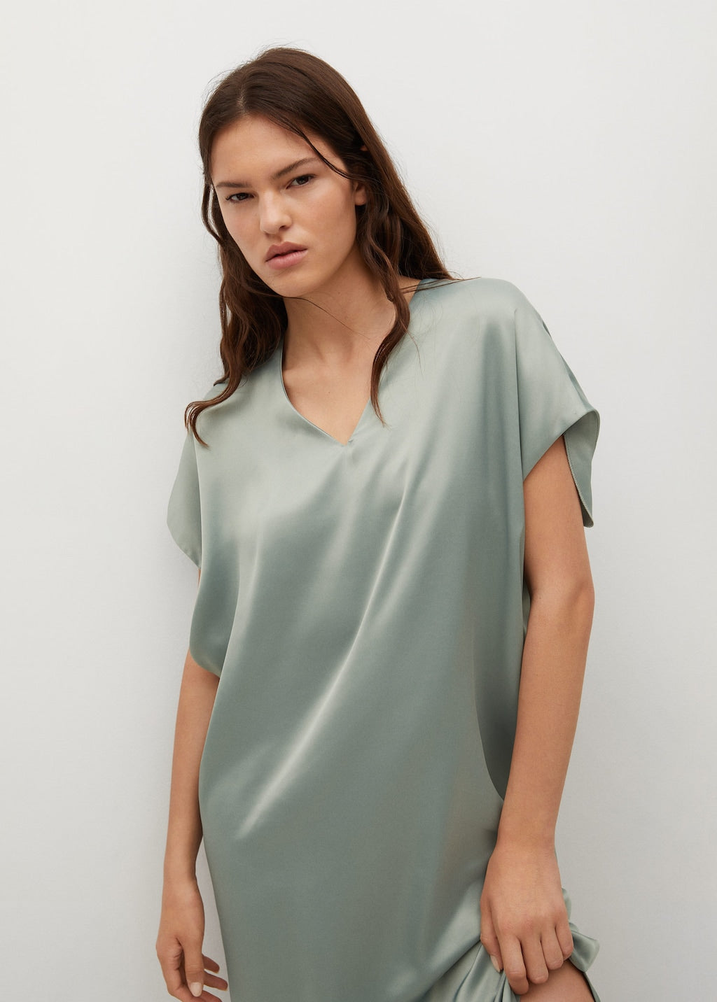 Flowy dress with openings