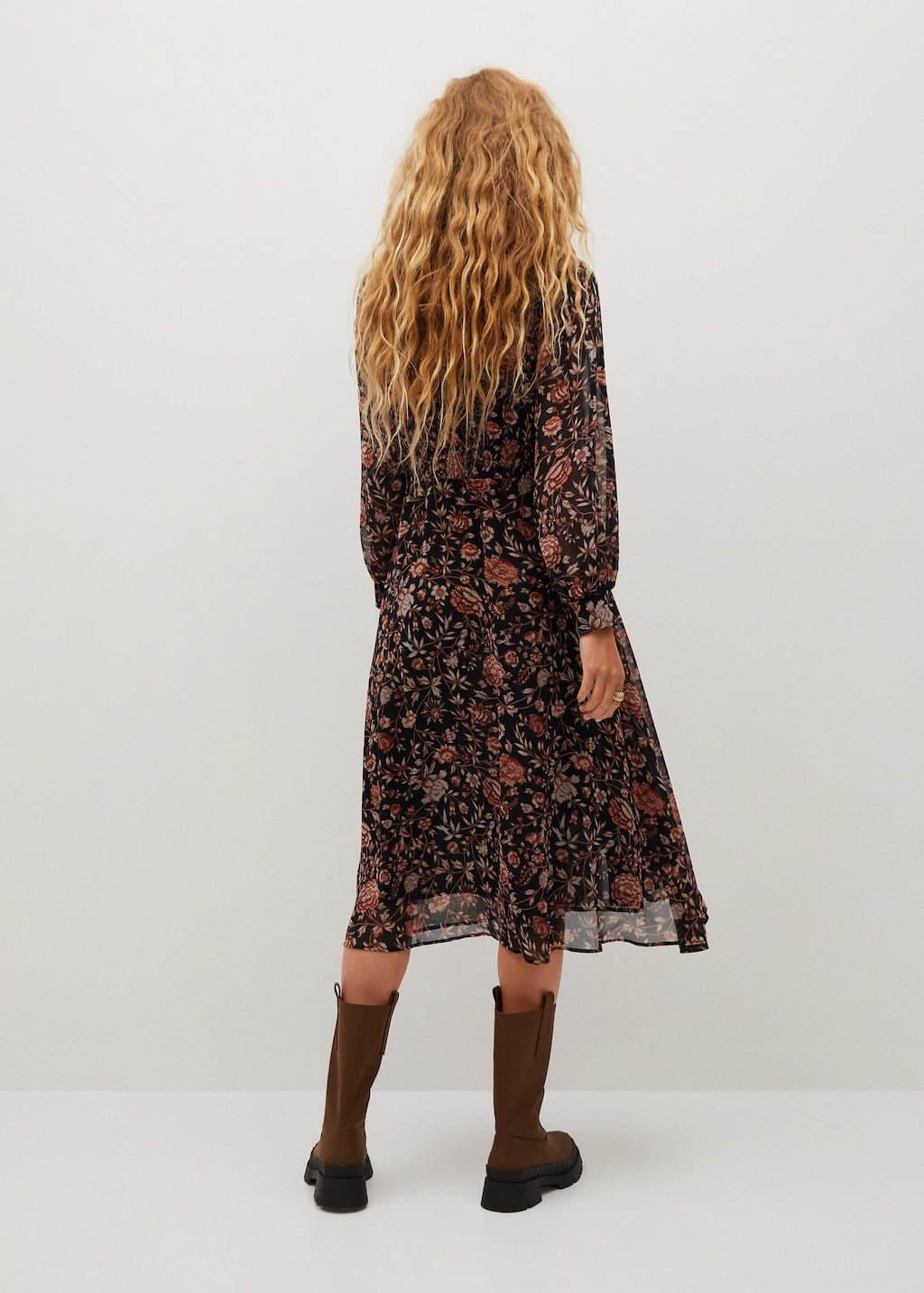 Floral print dress