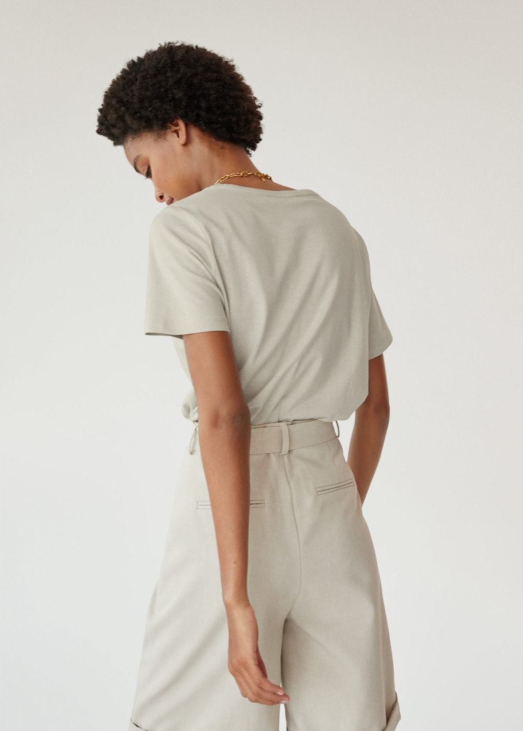 Essential cotton-blend T-shirt