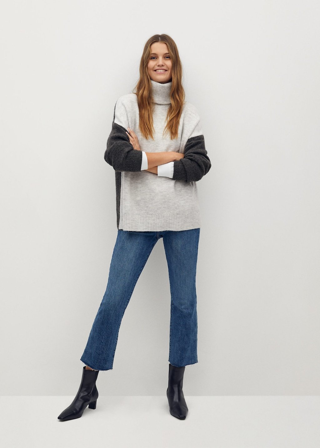 Turtle neck oversize sweater