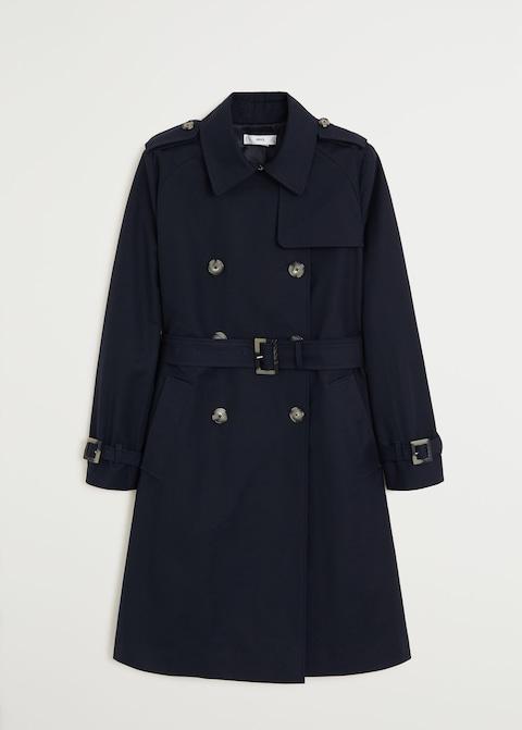Classic cotton trench coat
