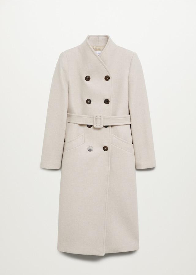 Manteco wool double-breasted coat