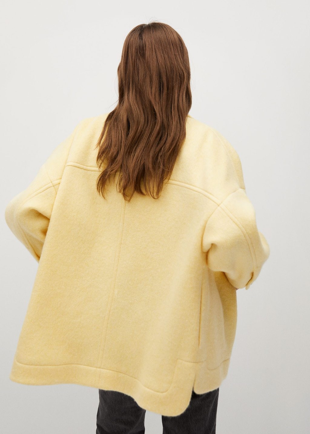 Knitted oversize jacket