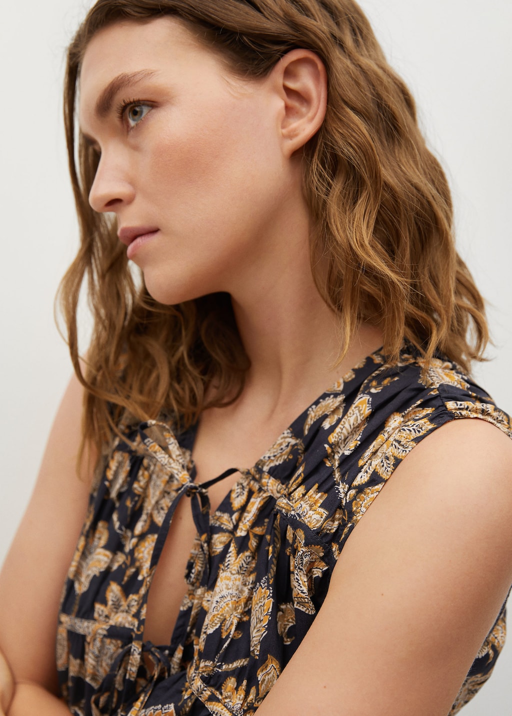 100% cotton midi dress