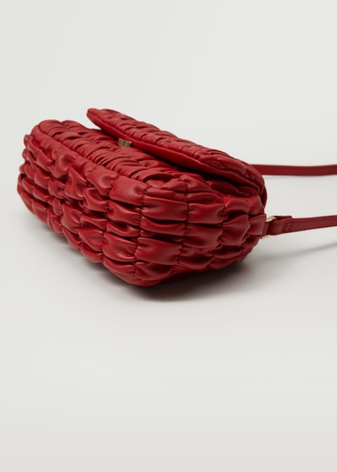 Bag with ruched detail