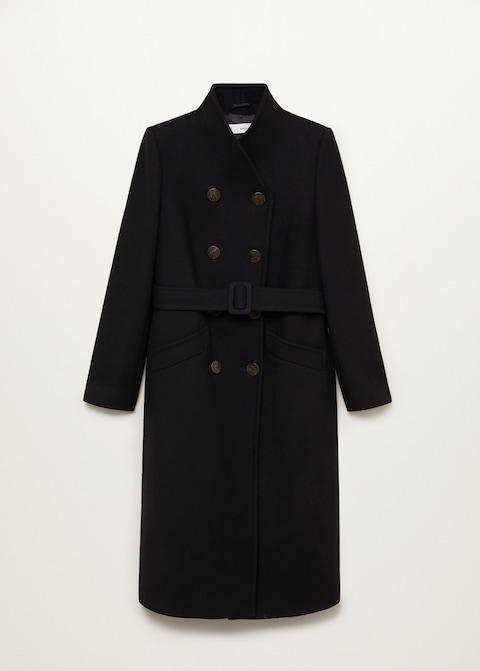 Manteco wool double-breasted coat