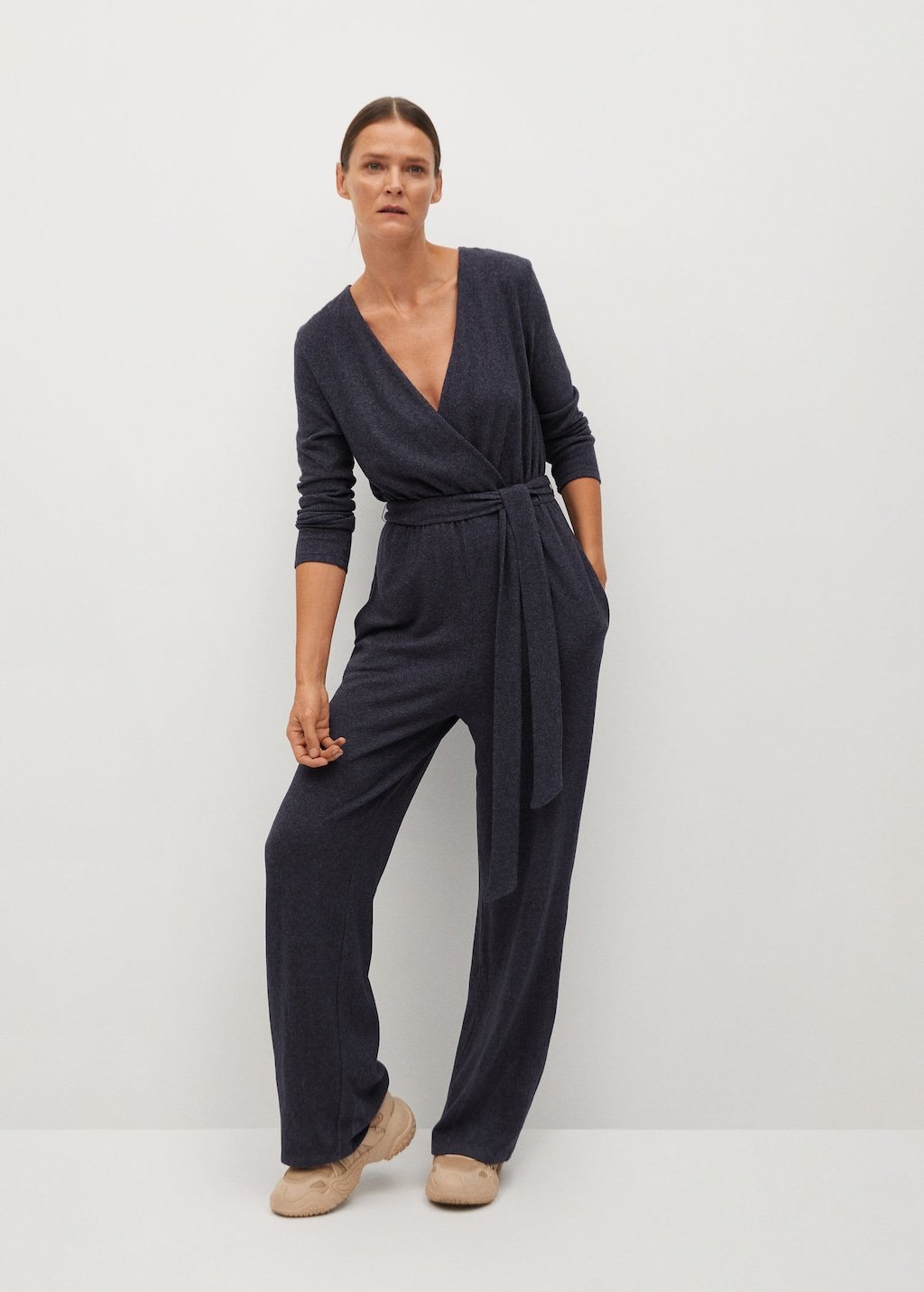 Cotton long jumpsuit