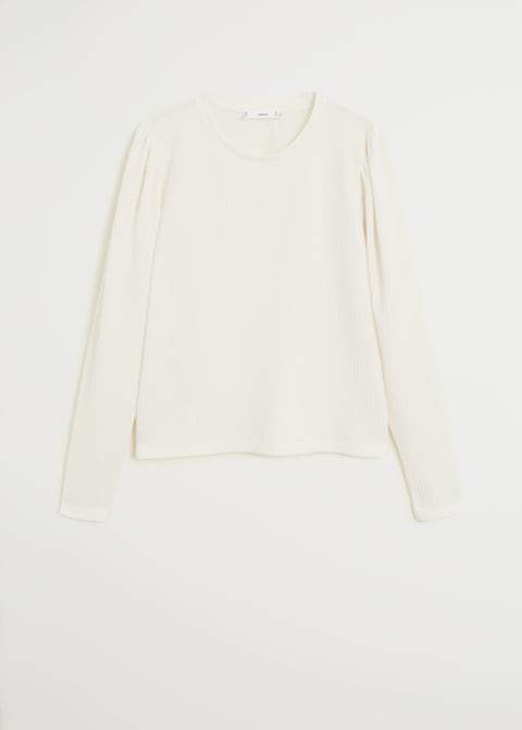 Puffed sleeves T-shirt