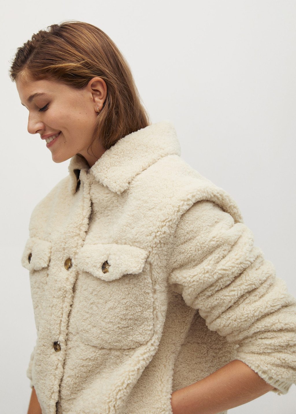 Faux shearling jacket