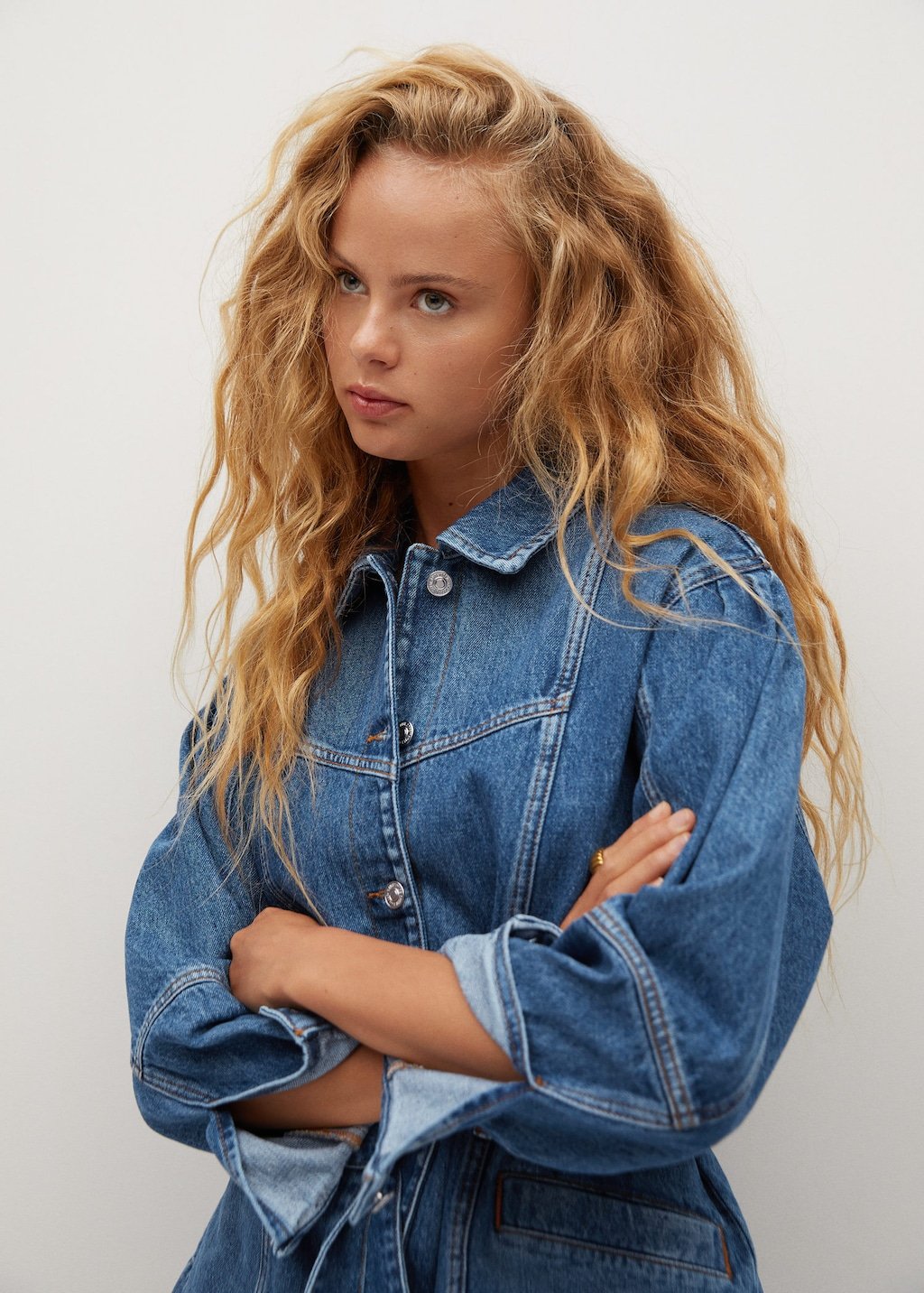 Oversize denim jacket