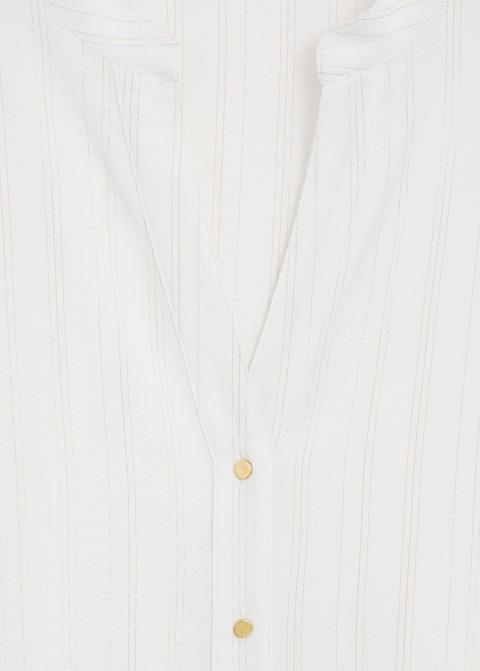 Metallic thread blouse