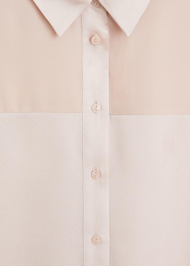 Satin finish flowy shirt