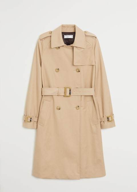 Classic cotton trench coat