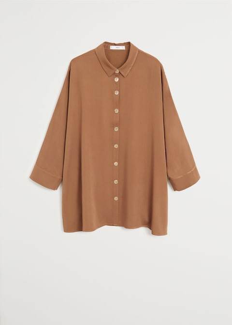 Buttoned flowy shirt