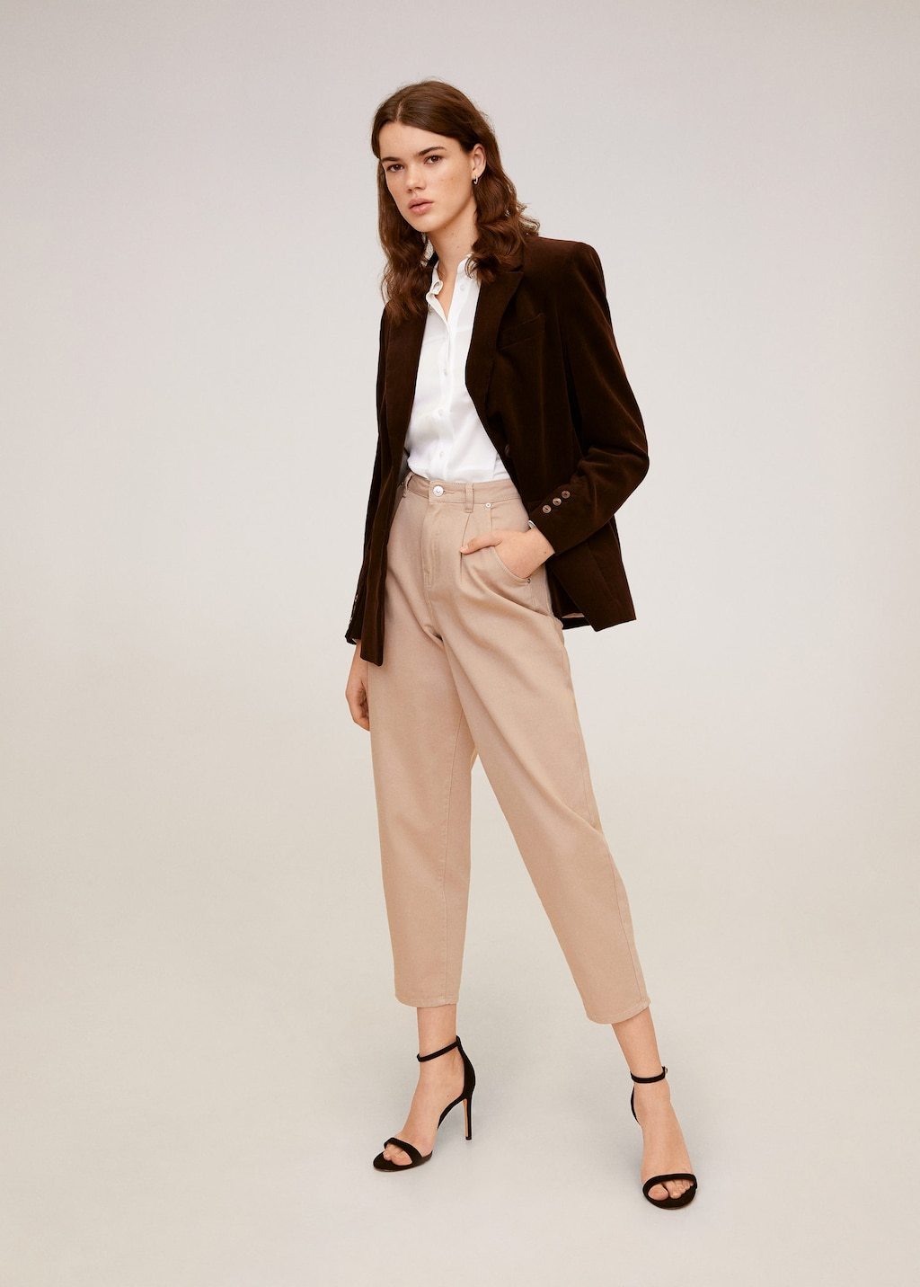 Satin finish flowy shirt