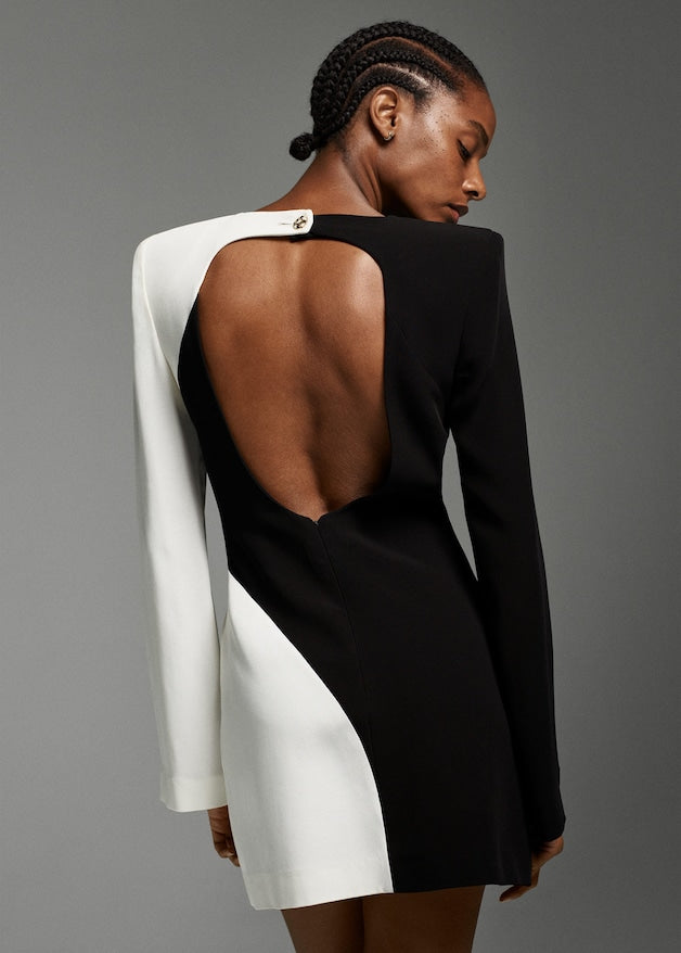 Cut-out back dress