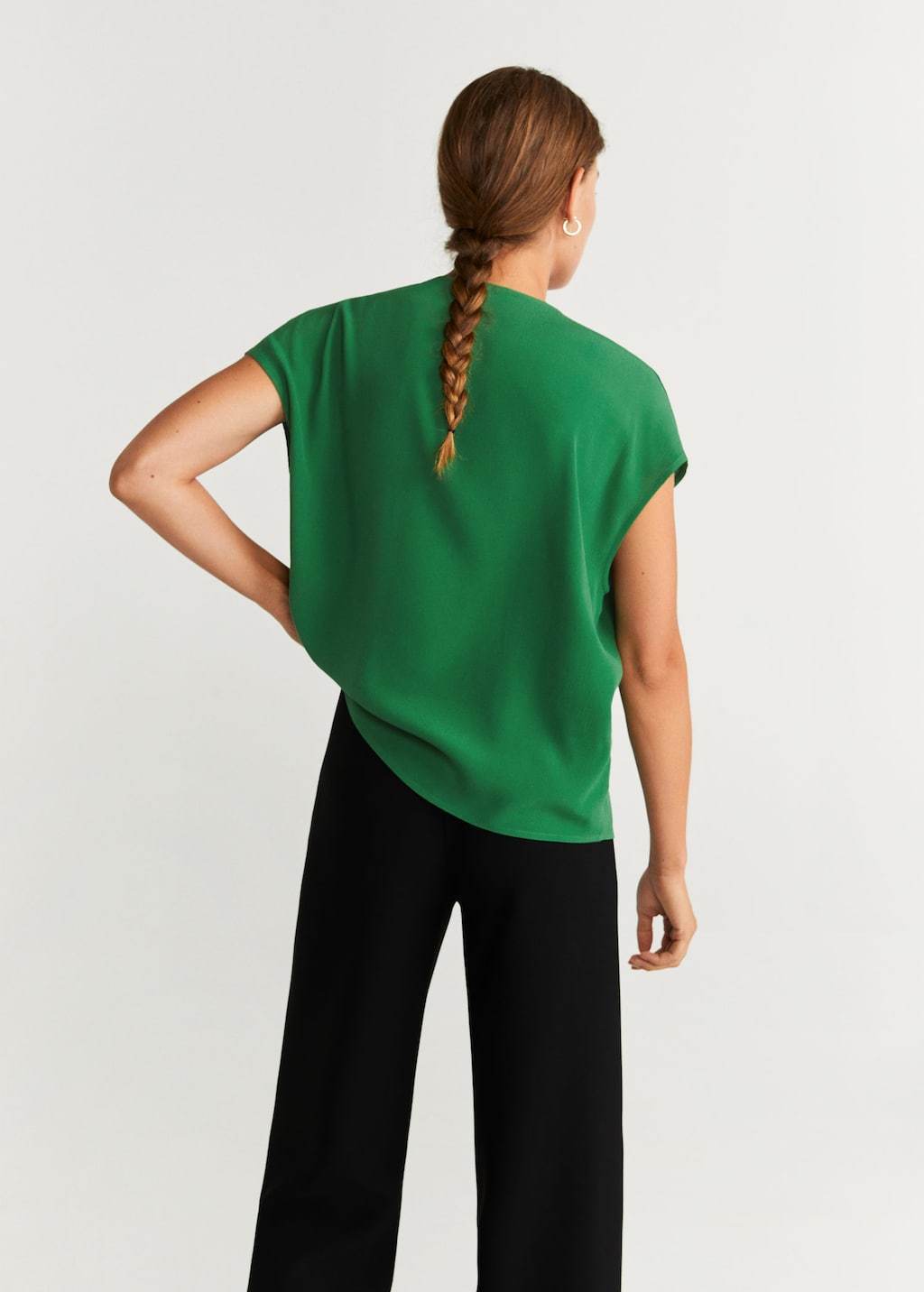 Draped detail blouse
