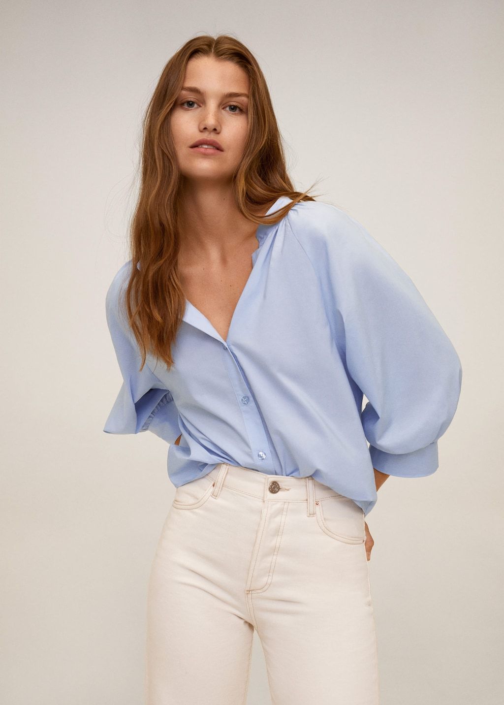 Poplin blouse