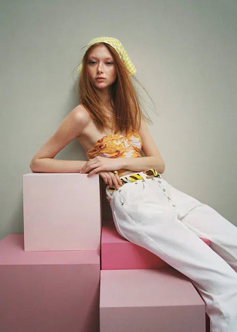 Straight-fit cropped jeans