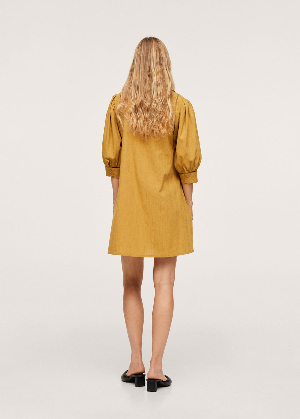 Shirt textured dress