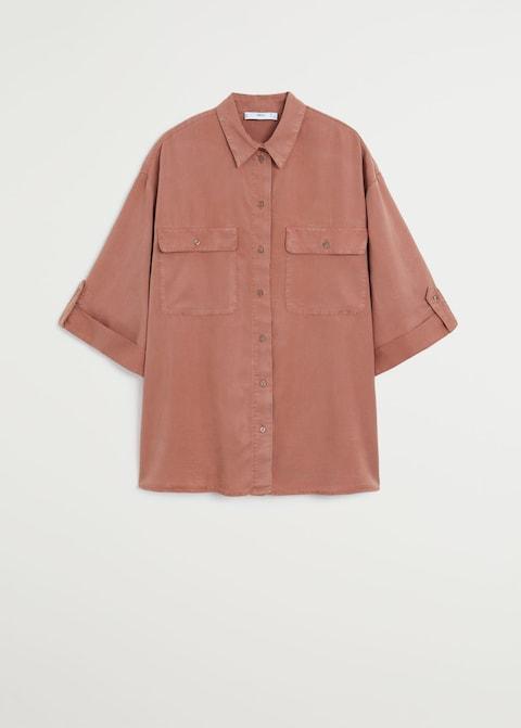 Pockets flowy shirt