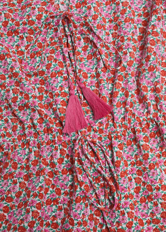 Cotton print jumpsuit