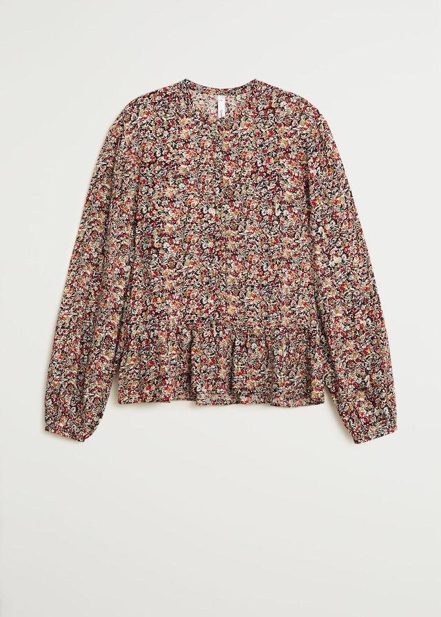 Floral print blouse