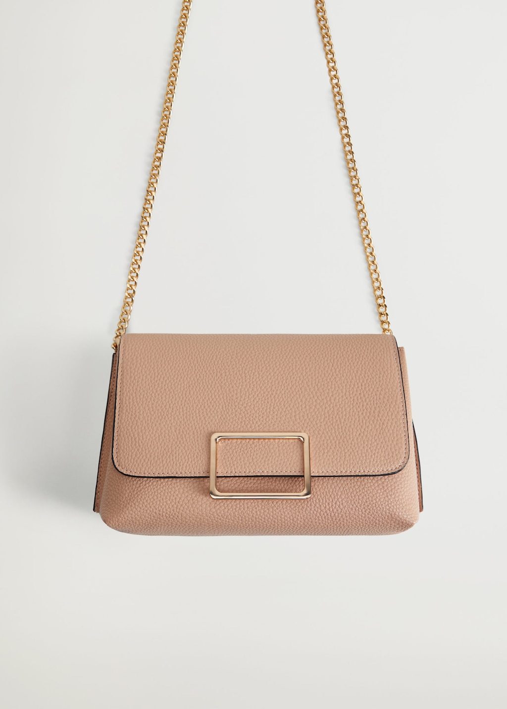 Buckled flap bag
