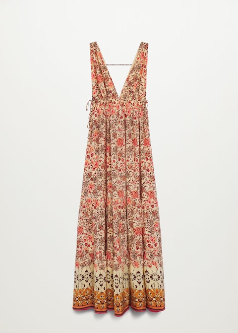 Flowy printed dress