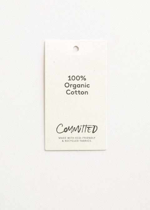 Strap cotton T-shirt