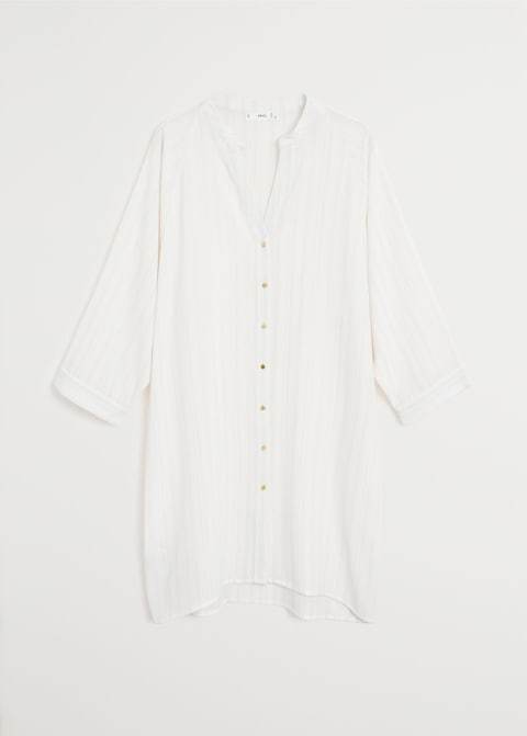 Metallic thread blouse