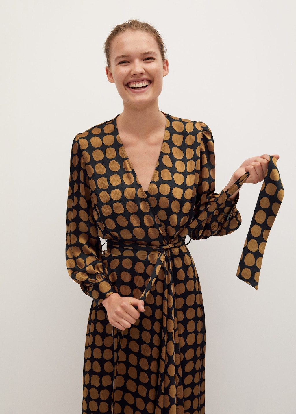 Geometric print dress