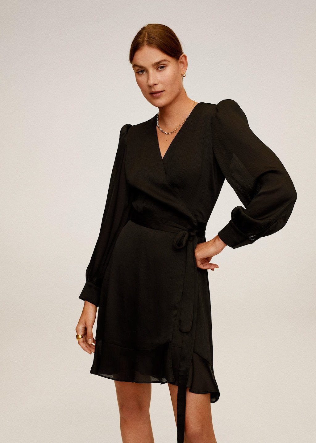 Crossed design dress