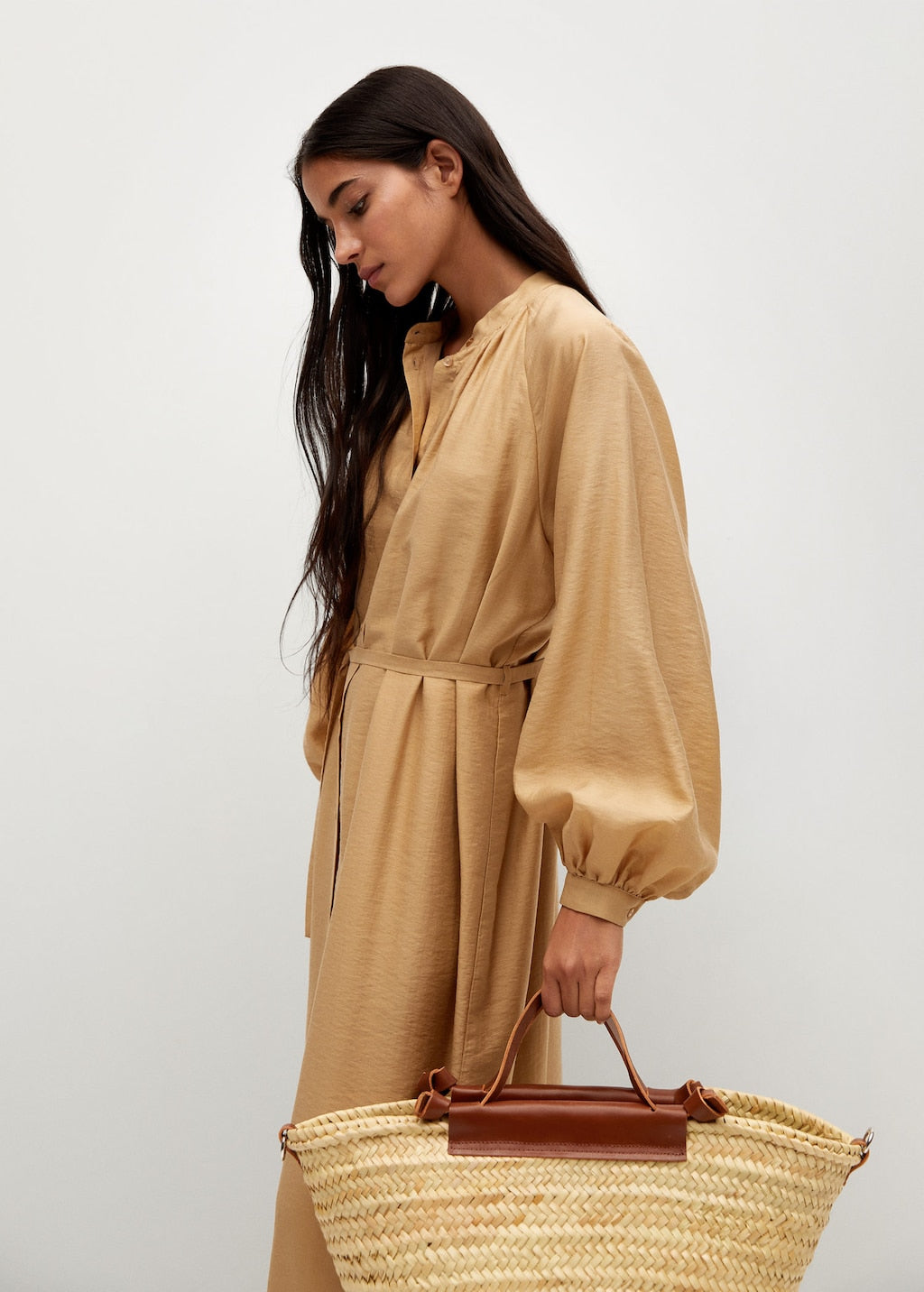 Lyocell shirt dress