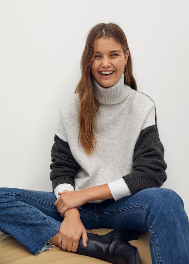 Turtle neck oversize sweater