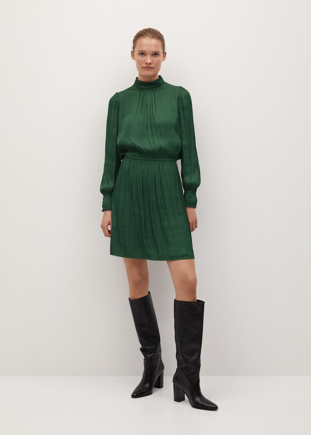 Flowy Puffed sleeves dress