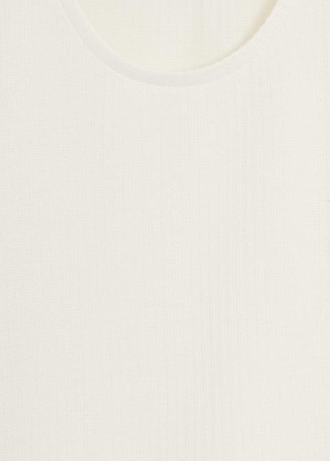 Puffed sleeves T-shirt