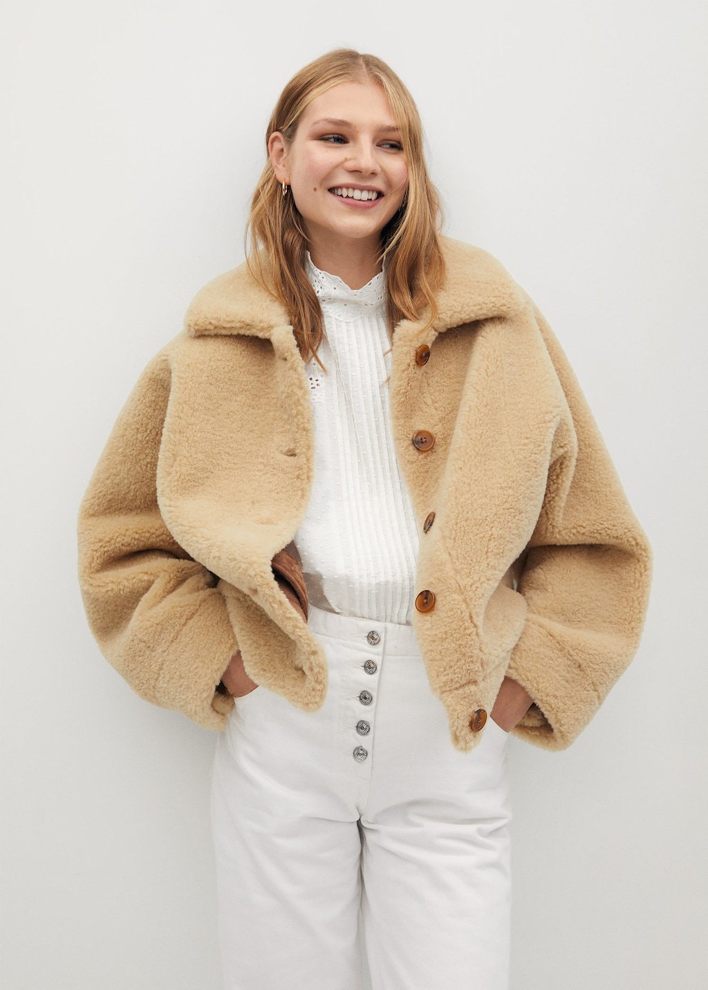 Faux shearling jacket