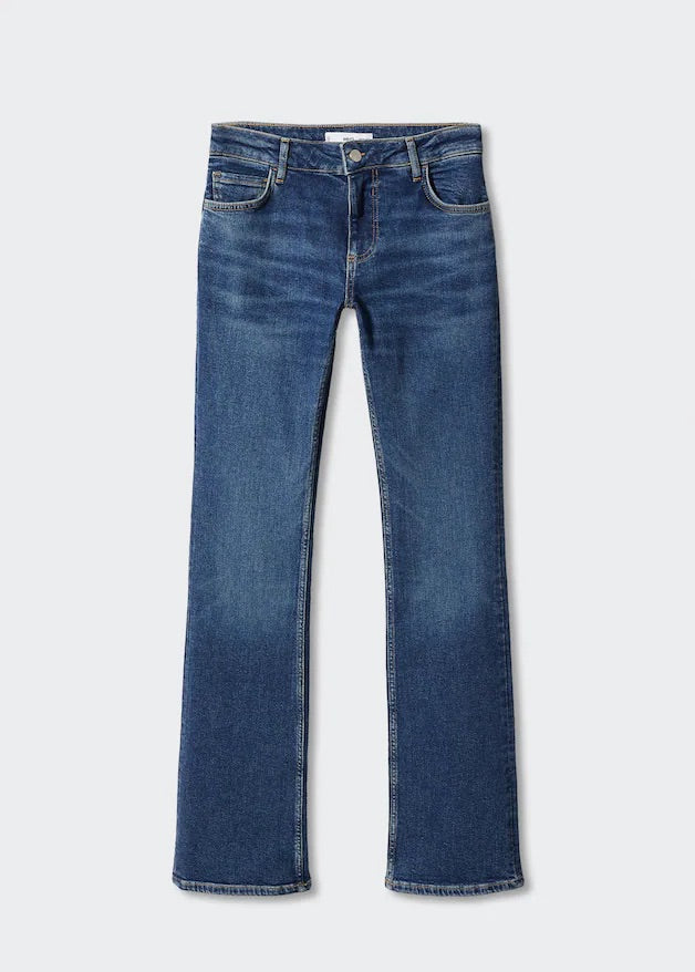 Low rise flare jeans