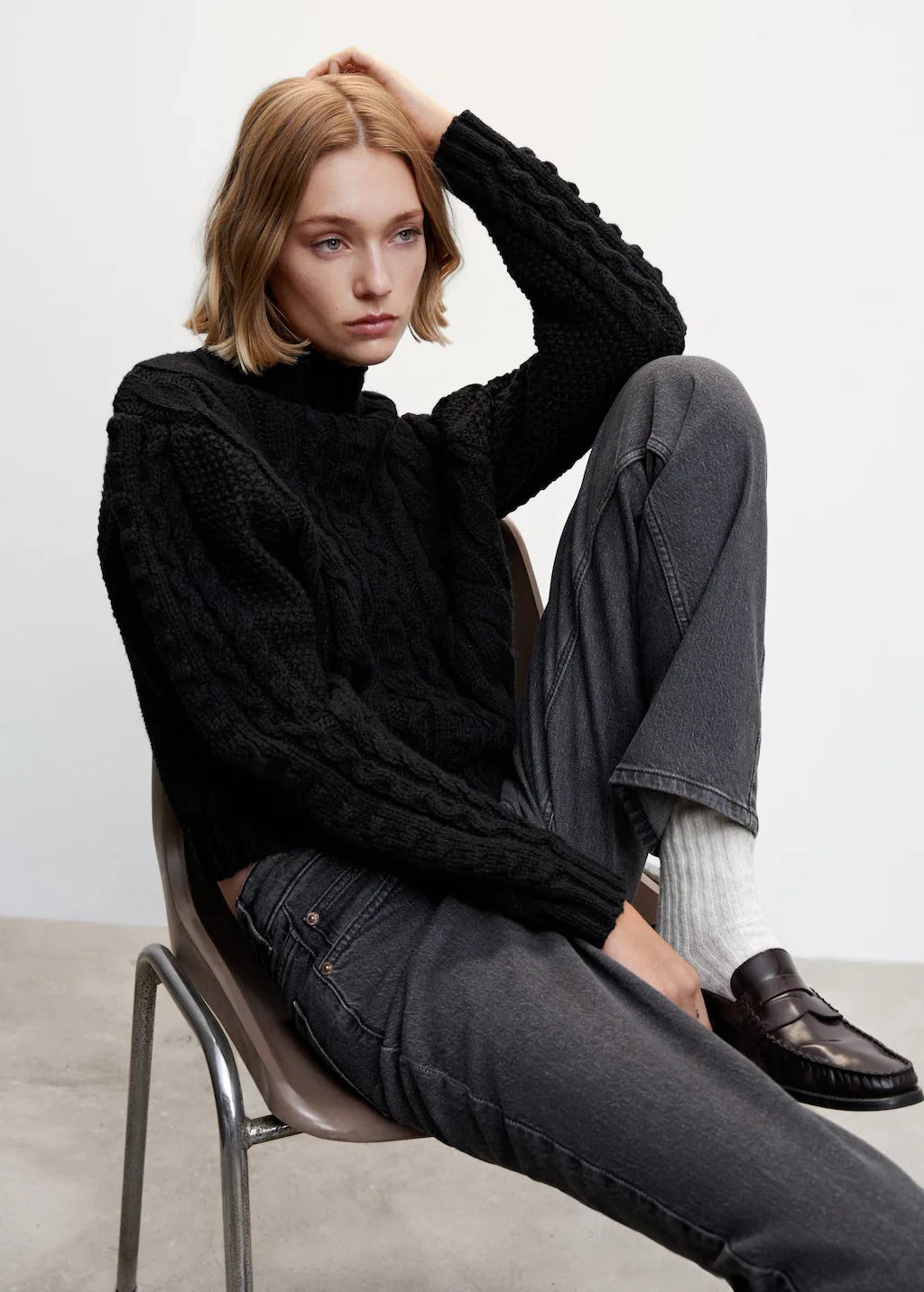 Medium comfort straight jeans