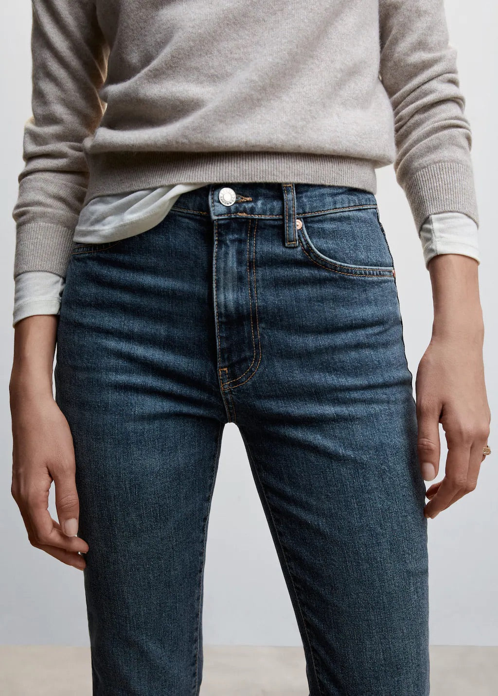Slim cropped jeans