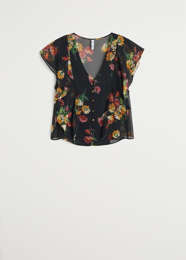 Flowy printed blouse